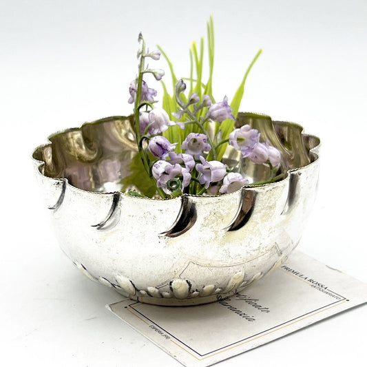 Antica zuccheriera in argento sheffield ciotola porta zollette in silver plate Categoria  Sheffield & Argento
