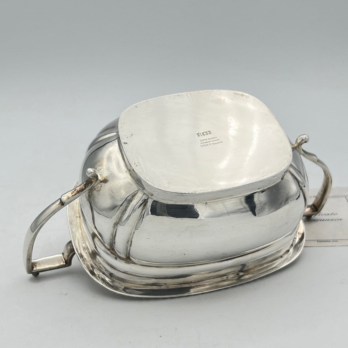 Antica zuccheriera in argento sheffield ciotola silver plate inglese epoca '40 Categoria  Sheffield & Argento