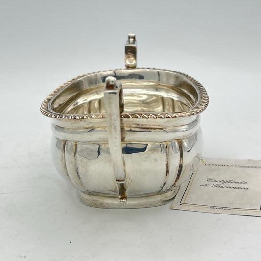 Antica zuccheriera in argento sheffield ciotola silver plate inglese epoca '40 Categoria  Sheffield & Argento
