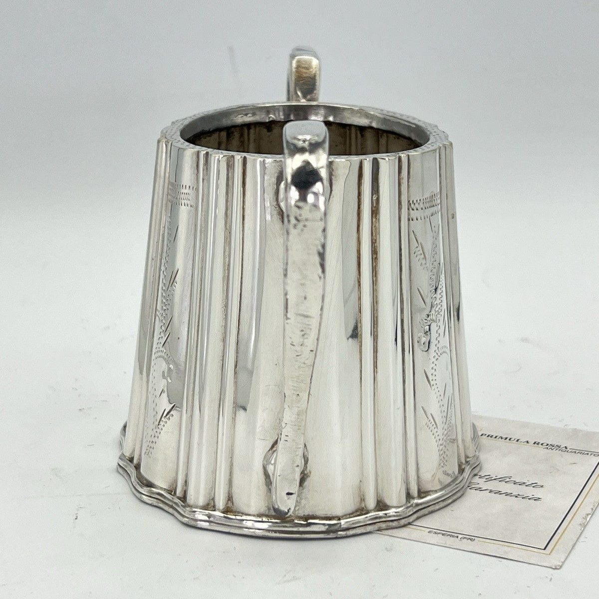 Antica Zuccheriera in Argento Sheffield ciotola silver plated Inglese epoca 900 Categoria  Sheffield & Argento