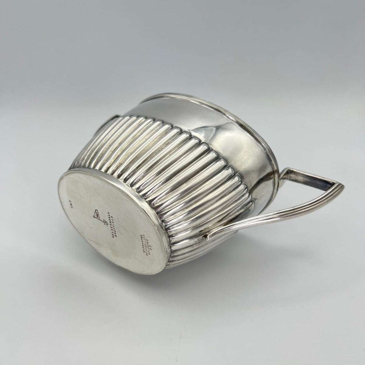 Antica Zuccheriera in Argento Sheffield ciotola silver plated Inglese epoca 900 Categoria  Sheffield & Argento