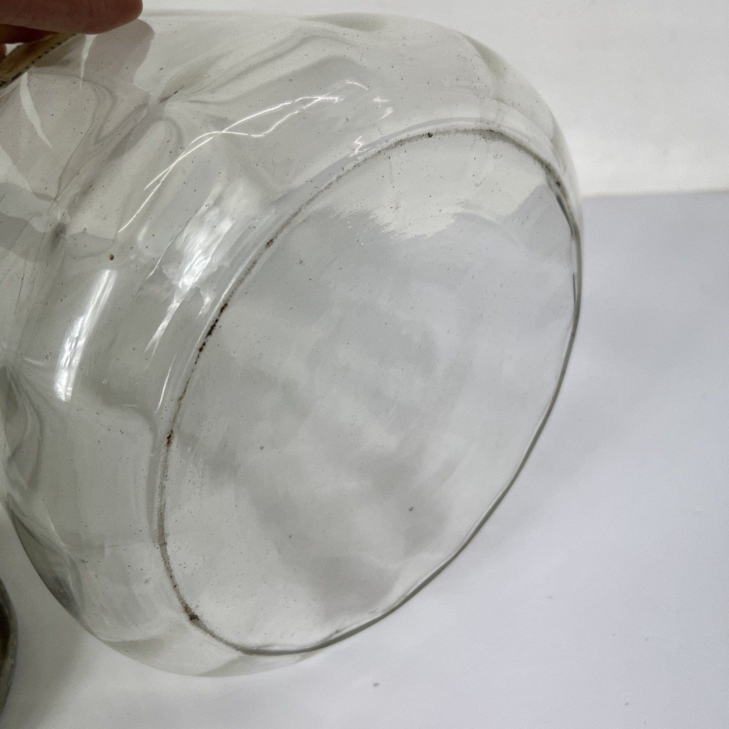 Antico Barattolo Bottiglia Vaso drogheria in Vetro alimentare per Caramelle '40 Categoria  Vetri e Cristalli