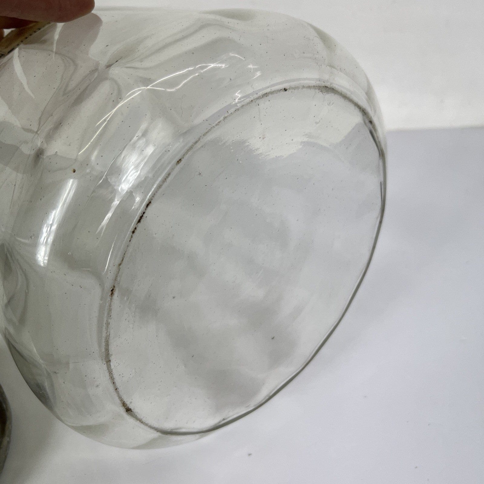 Antico Barattolo Bottiglia Vaso drogheria in Vetro alimentare per Caramelle '40 Categoria  Vetri e Cristalli