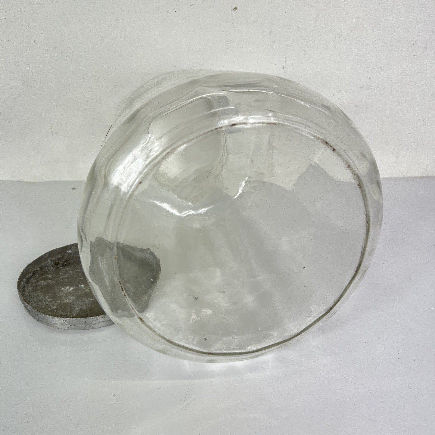 Antico Barattolo Bottiglia Vaso drogheria in Vetro alimentare per Caramelle '40 Categoria  Vetri e Cristalli