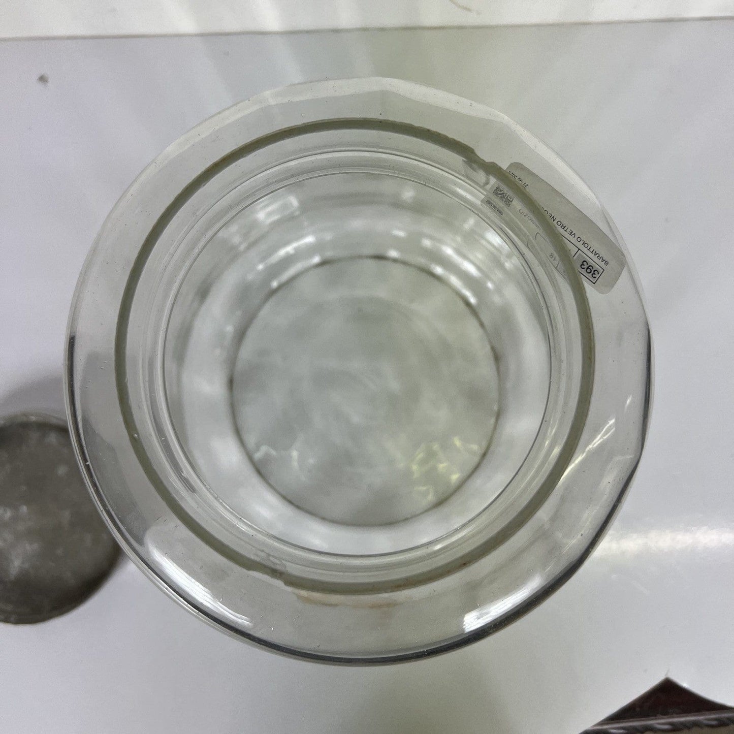 Antico Barattolo Bottiglia Vaso drogheria in Vetro alimentare per Caramelle '40 Categoria  Vetri e Cristalli