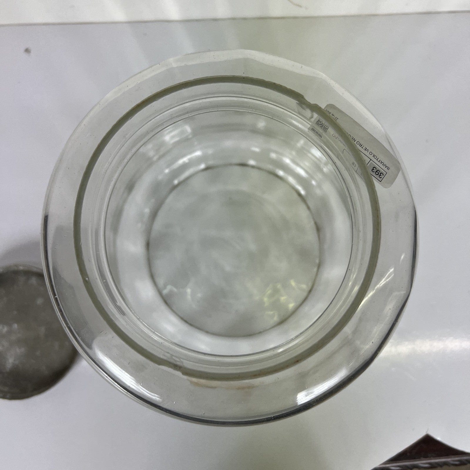 Antico Barattolo Bottiglia Vaso drogheria in Vetro alimentare per Caramelle '40 Categoria  Vetri e Cristalli