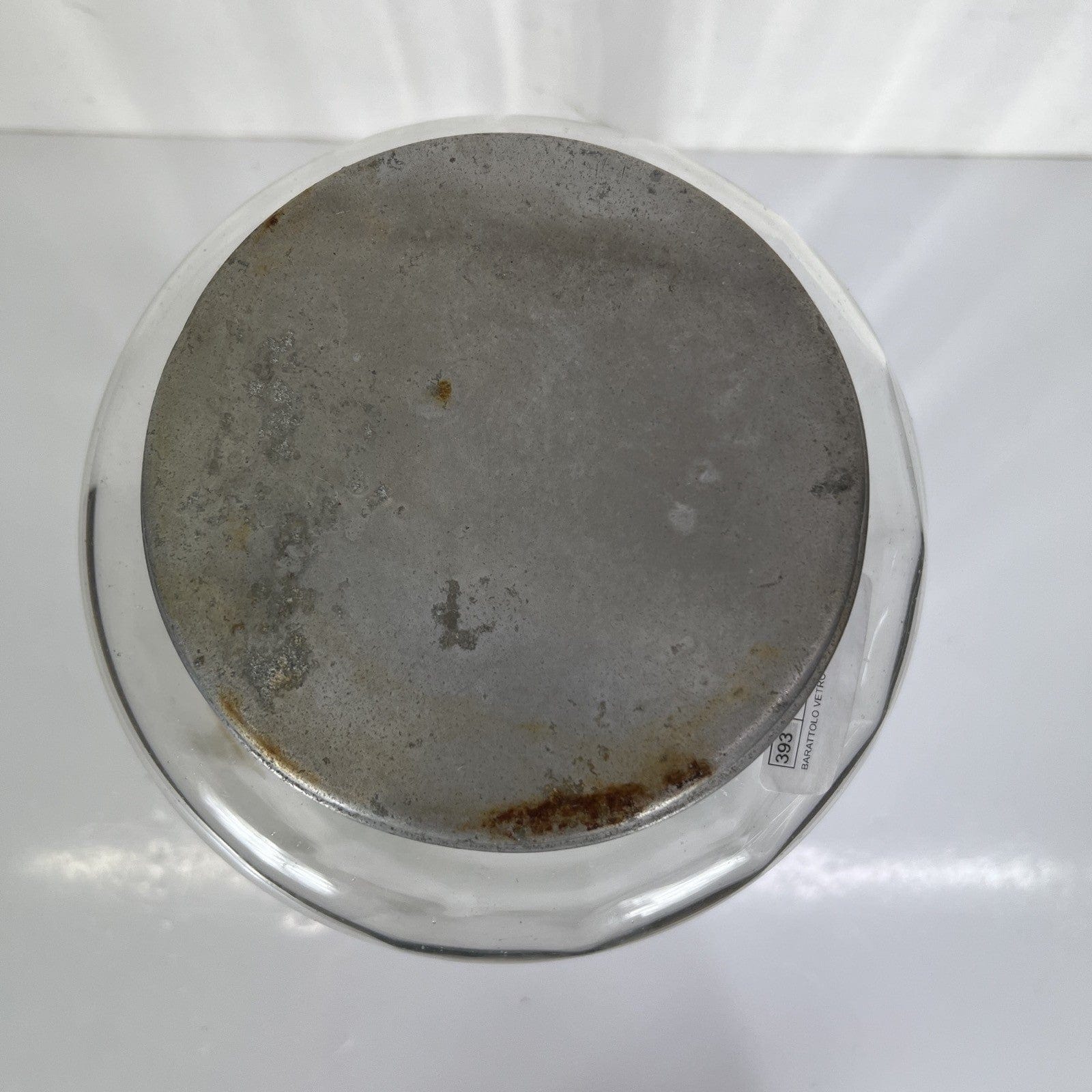 Antico Barattolo Bottiglia Vaso drogheria in Vetro alimentare per Caramelle '40 Categoria  Vetri e Cristalli