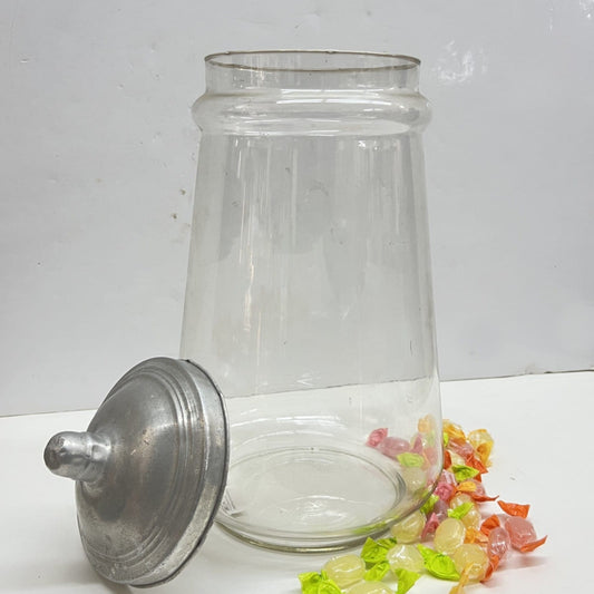 Antico Barattolo Bottiglia Vaso drogheria in Vetro alimentare per Caramelle '40 Categoria  Vetri e Cristalli