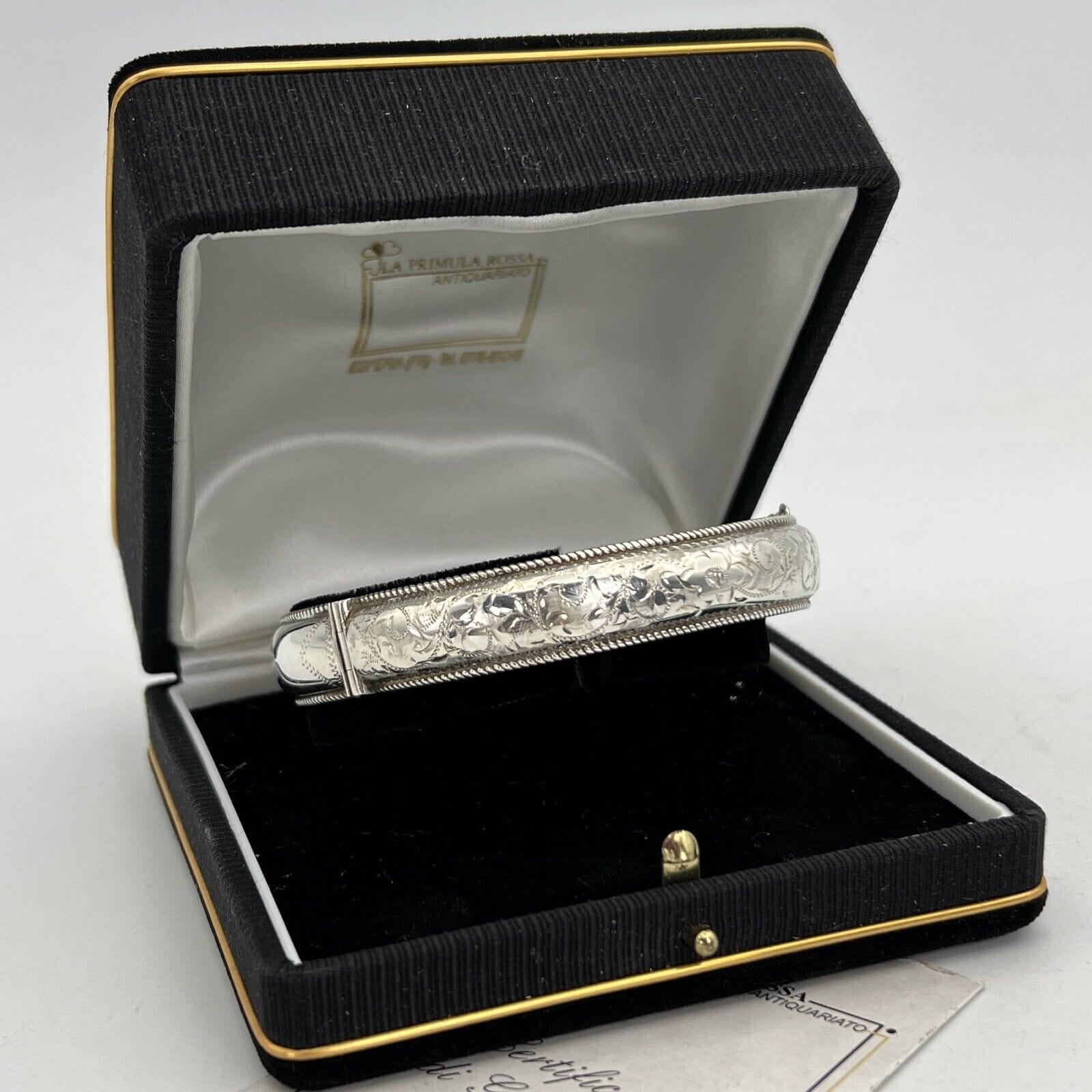 Antico Bracciale da donna in Argento 925 braccialetto a fascia rigido anno 1965 Categoria  Bigiotteria & Accessori