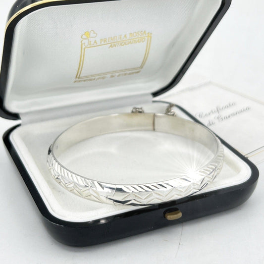 Antico Bracciale da donna in Argento Sterling 925 braccialetto a fascia rigida Categoria  Bigiotteria & Accessori