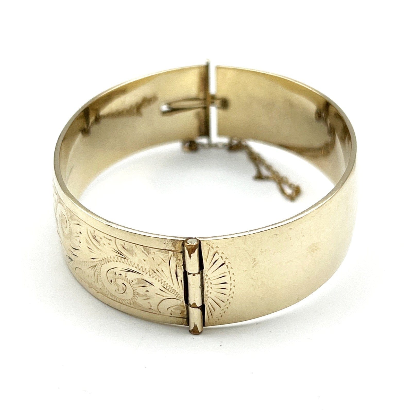 Antico Bracciale da donna in metallo placcato Oro braccialetto a fascia rigida Categoria  Bigiotteria & Accessori