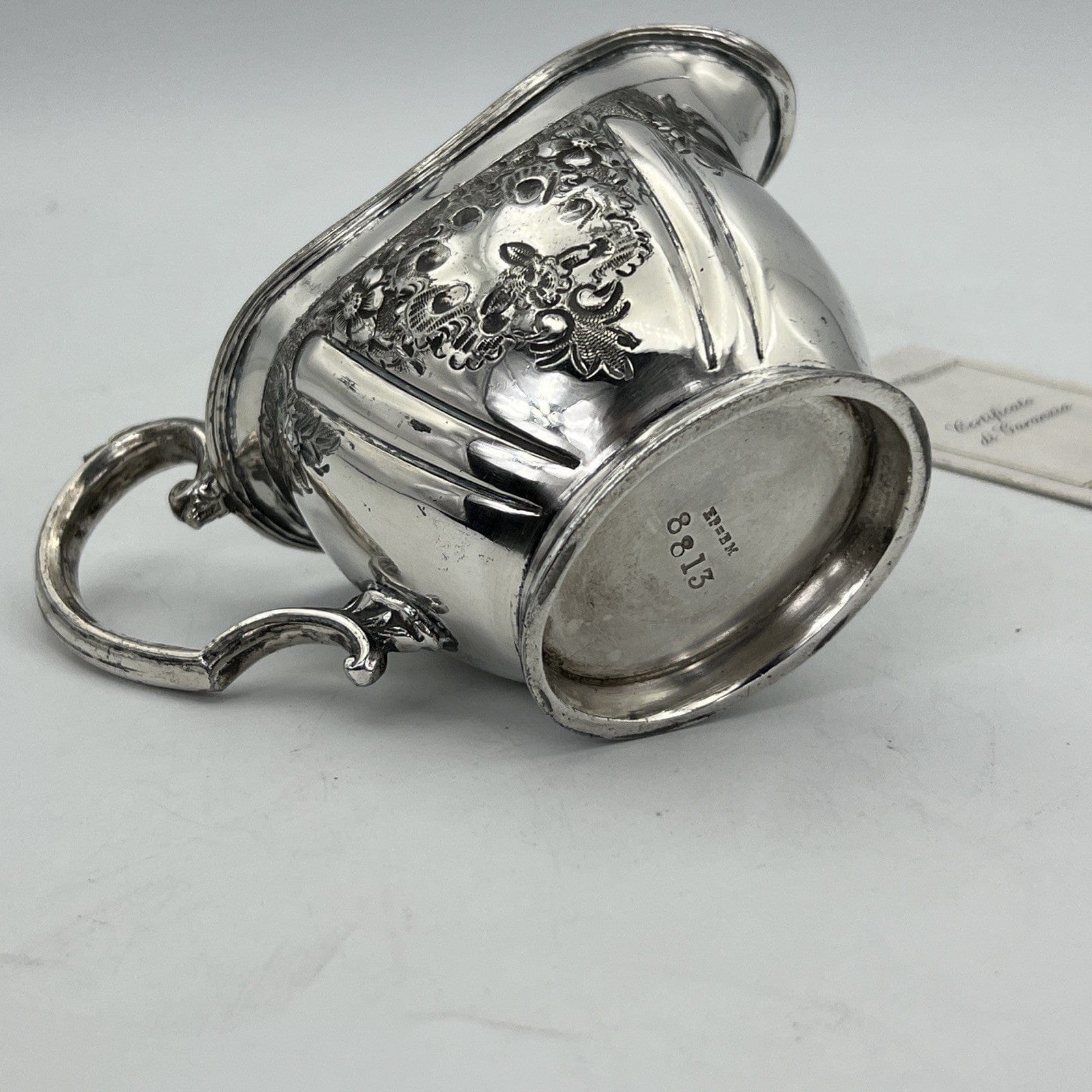 Antico Bricco Per Latte In Argento Sheffield Lattiera In Silver Plate Inglese A Categoria  Sheffield & Argento