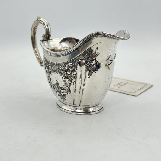 Antico Bricco Per Latte In Argento Sheffield Lattiera In Silver Plate Inglese A Categoria  Sheffield & Argento