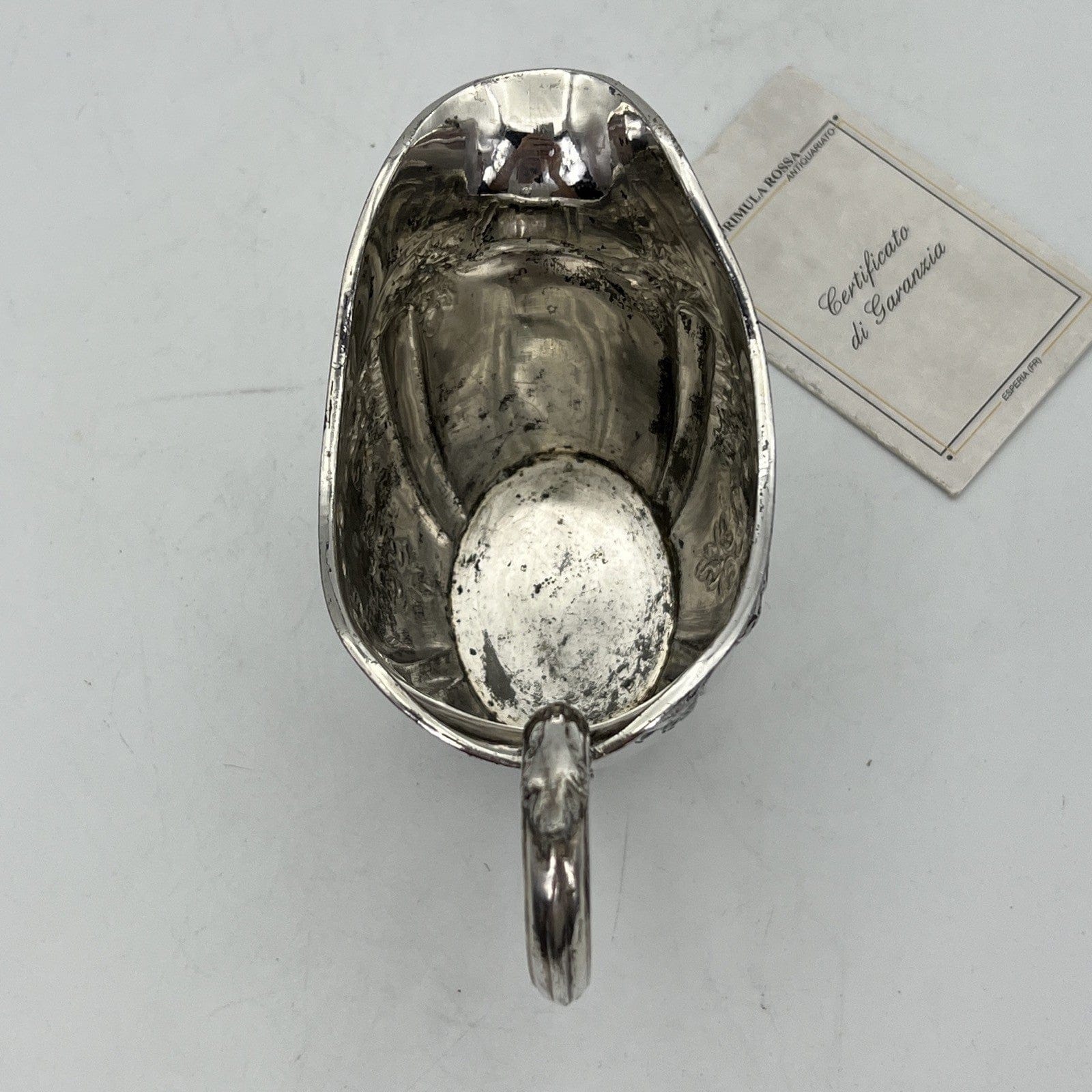 Antico Bricco Per Latte In Argento Sheffield Lattiera In Silver Plate Inglese A Categoria  Sheffield & Argento