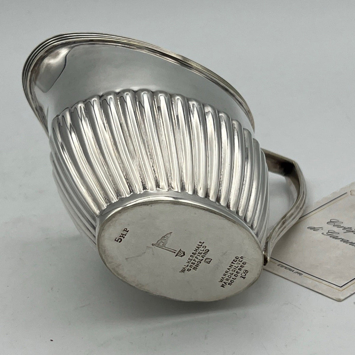 Antico bricco per latte in argento sheffield lattiera in silver plate inglese AA Categoria  Sheffield & Argento