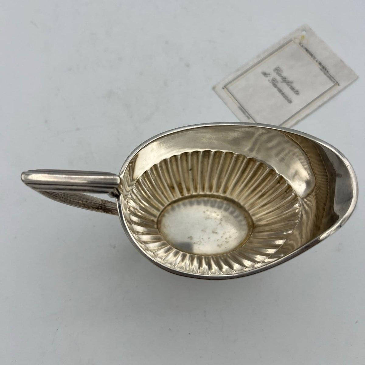 Antico bricco per latte in argento sheffield lattiera in silver plate inglese AA Categoria  Sheffield & Argento