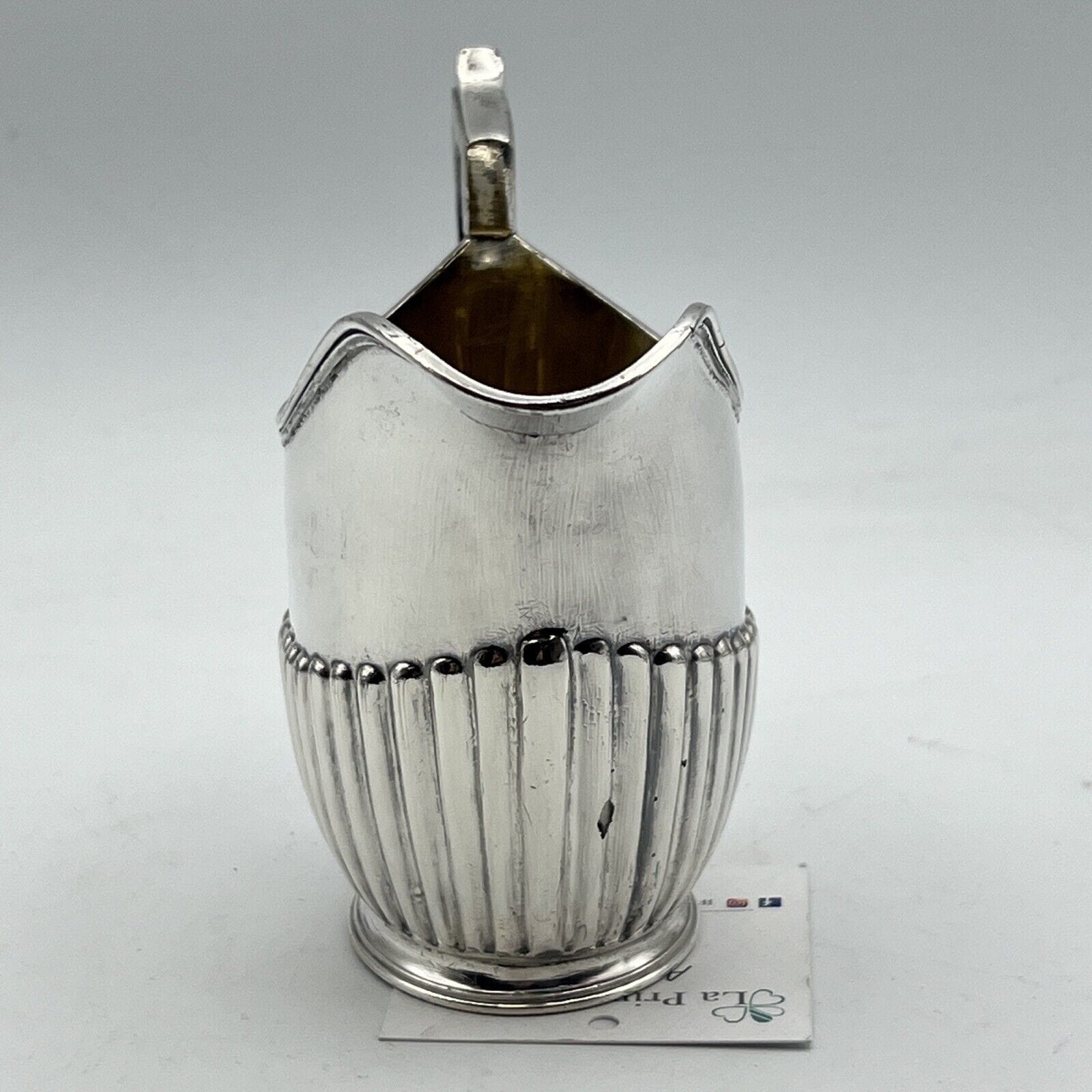 Antico bricco per latte in argento sheffield lattiera in silver plate inglese AA Categoria  Sheffield & Argento