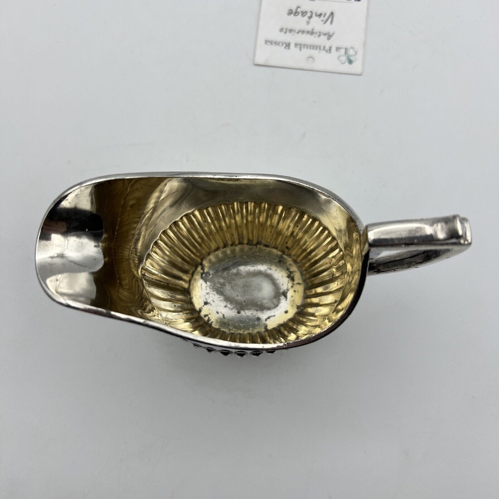 Antico bricco per latte in argento sheffield lattiera in silver plate inglese AA Categoria  Sheffield & Argento