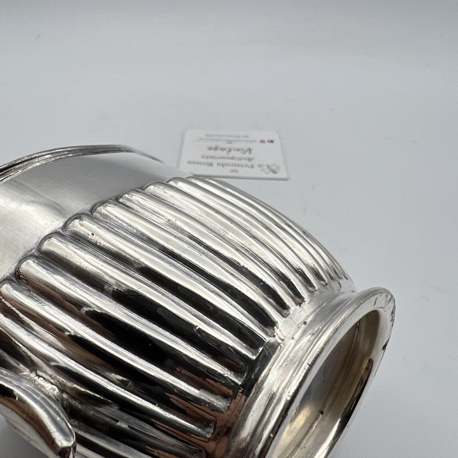 Antico bricco per latte in argento sheffield lattiera in silver plate inglese AA Categoria  Sheffield & Argento