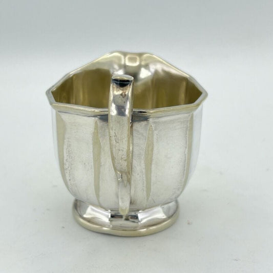 Antico Bricco per latte in argento sheffield lattiera in silver plate inglese B Categoria  Sheffield & Argento