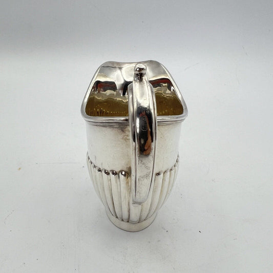 Antico Bricco per latte in Argento Sheffield Lattiera in Silver Plate inglese  X Categoria  Sheffield & Argento