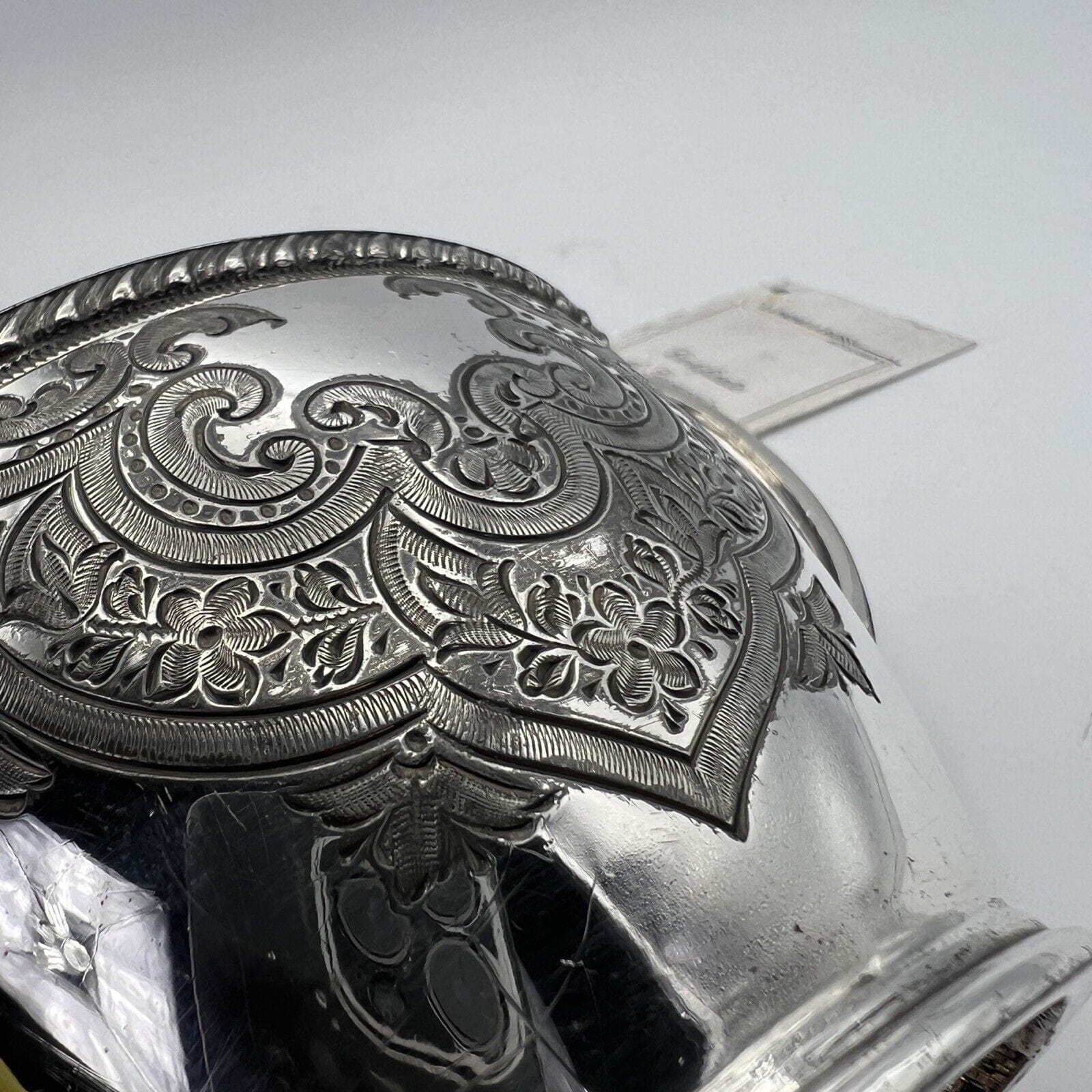 Antico Bricco per latte in argento sheffield lattiera in silverplate inglese 800 Categoria  Sheffield & Argento