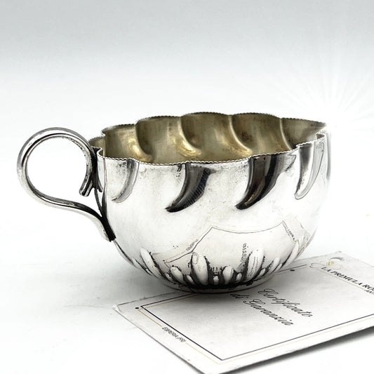 Antico bricco per latte in argento sheffield lattiera silver plate Bricchetto Categoria  Sheffield & Argento