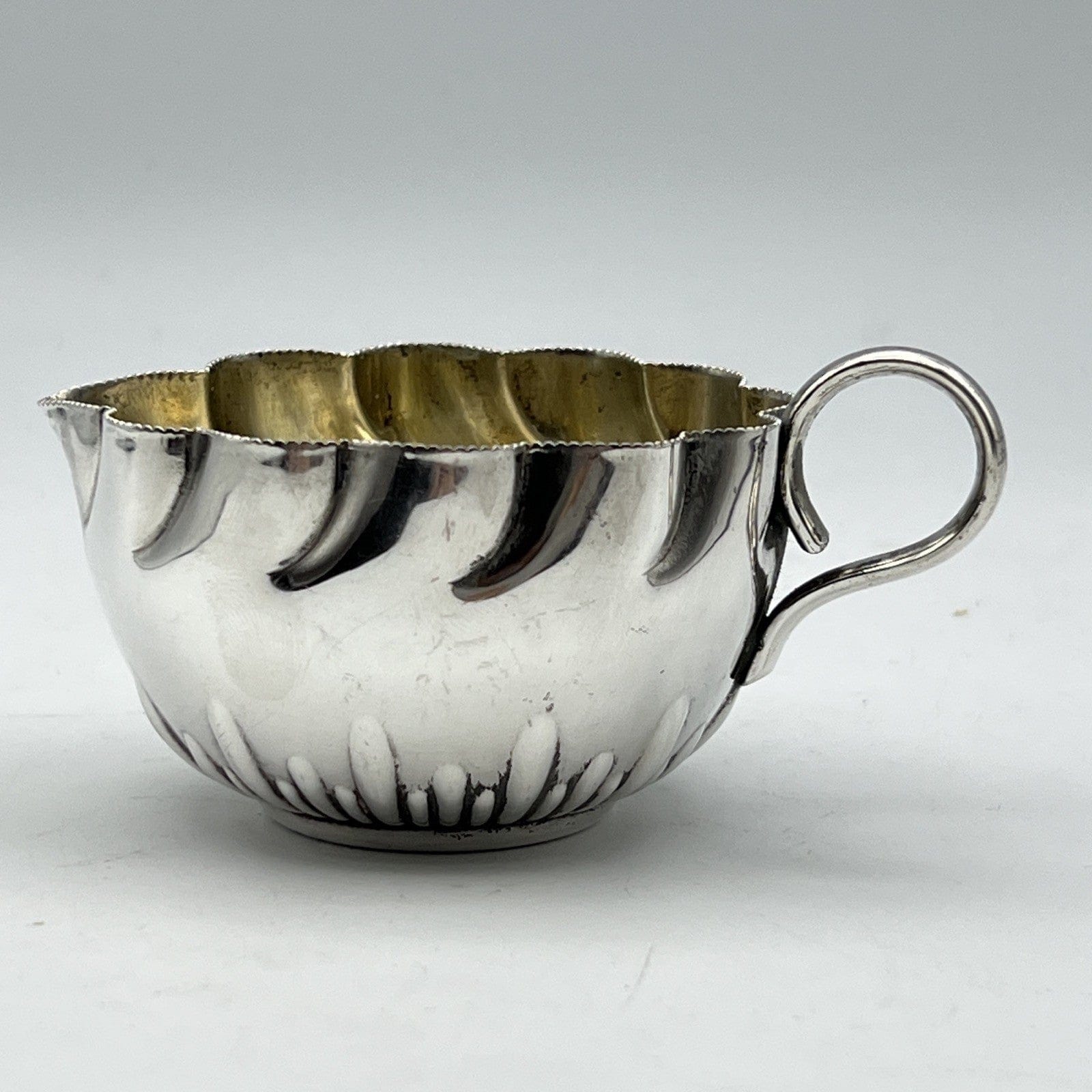 Antico bricco per latte in argento sheffield lattiera silver plate Bricchetto Categoria  Sheffield & Argento