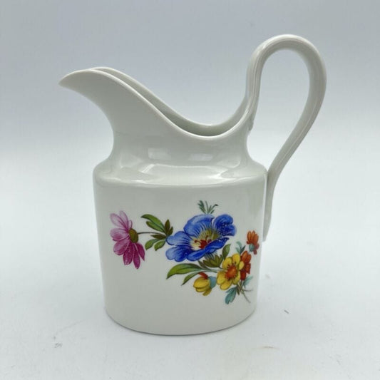 Antico Bricco per latte lattiera in porcellana bianca Richard Ginori Fiori Categoria  Ceramiche e Porcellane