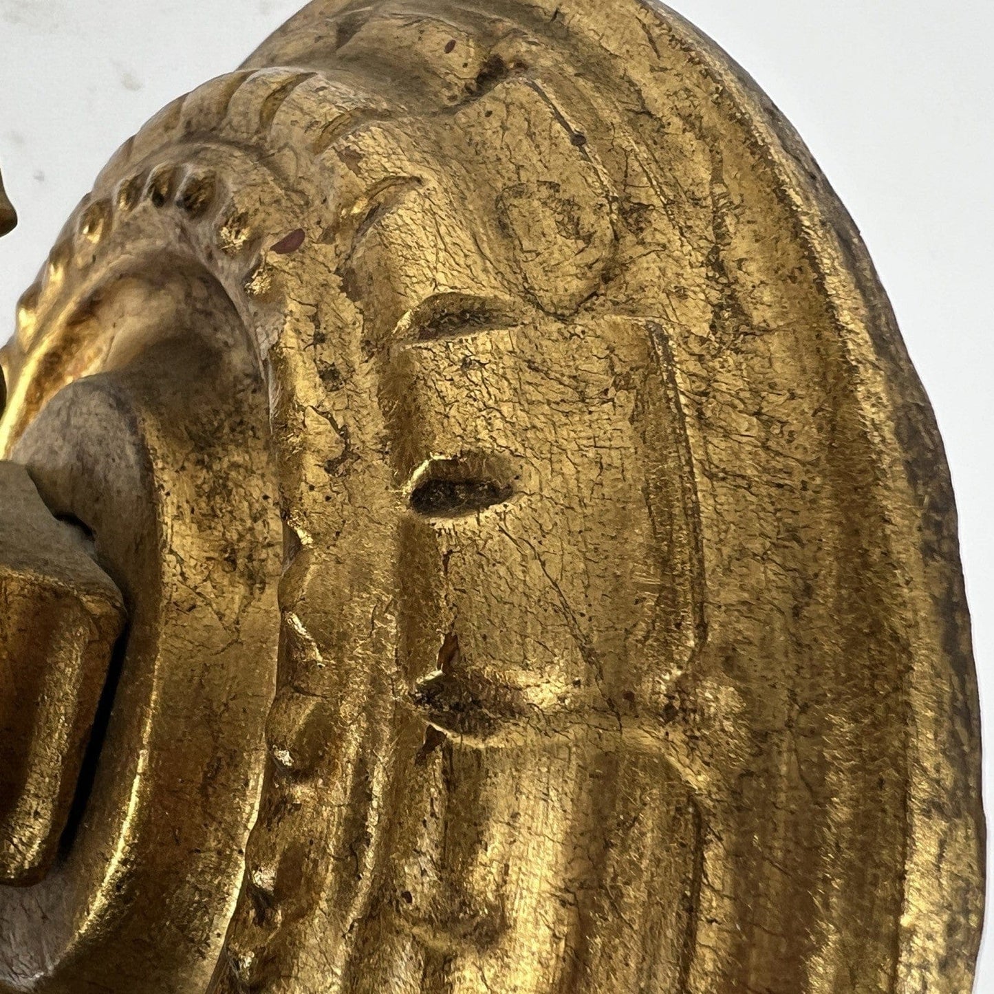 Antico Candeliere Da Parete A Due Fiamme In Legno Dorato Applique Porta Candele Categoria  Lampade Appliques