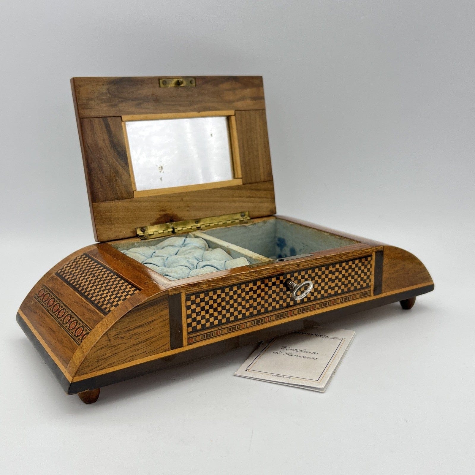 Antico Carillon vintage antico in legno scatola portagioie Sorrentino Stile Deco Categoria  Carillon