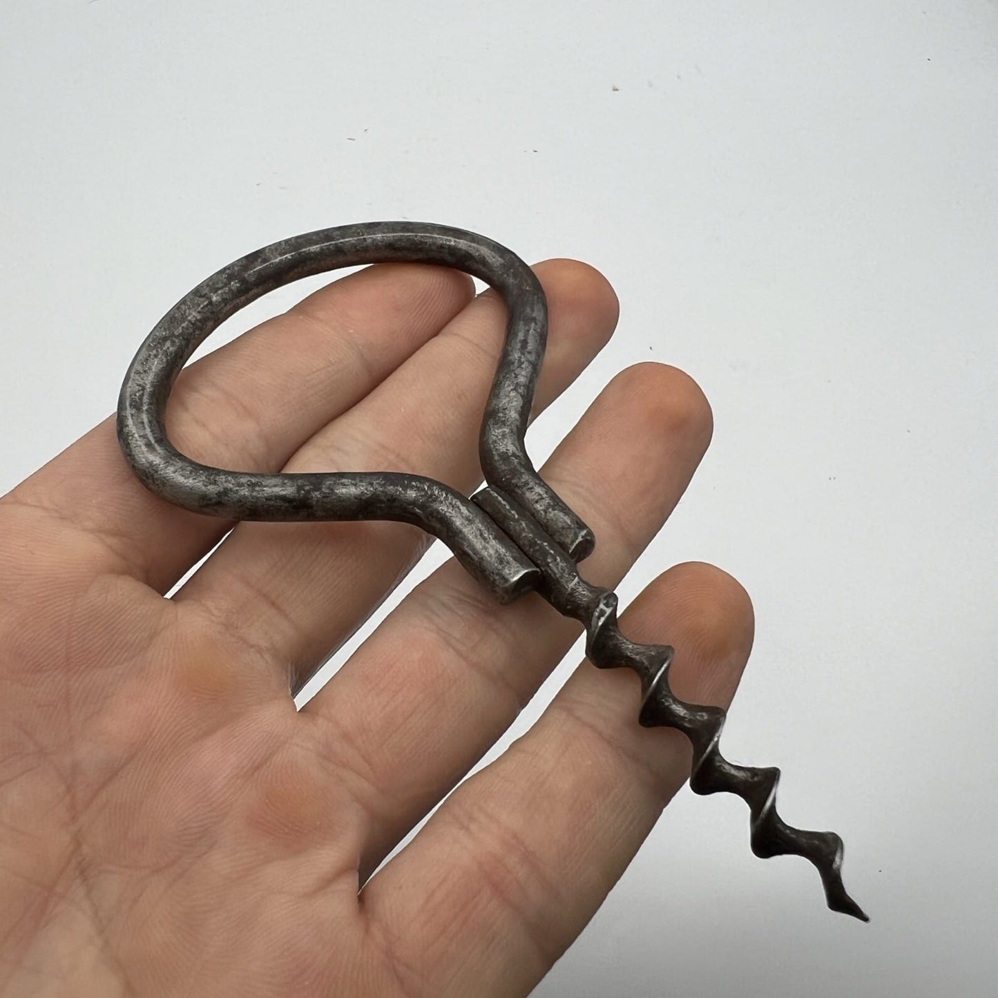 Antico Cavatappi tascabile da collezione d'epoca pieghevole vintage in ferro Categoria  Cavatappi