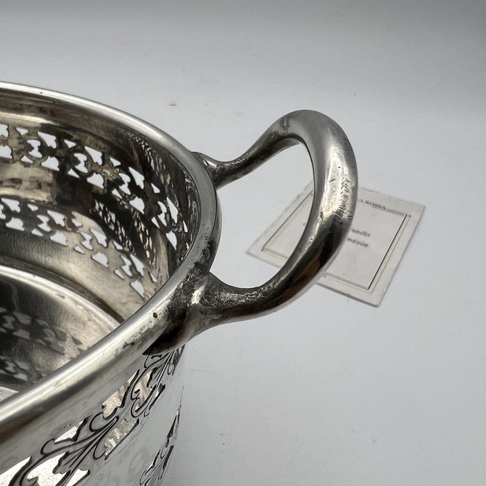Antico Cestino in silver plated jardiniere inglese in argento Fruttiera Anni '40 Categoria  Sheffield & Argento