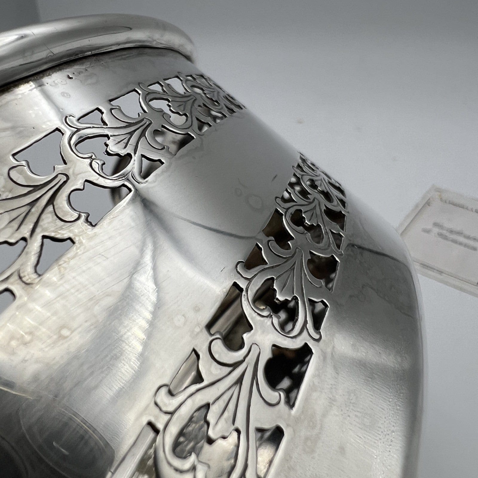 Antico Cestino in silver plated jardiniere inglese in argento Fruttiera Anni '40 Categoria  Sheffield & Argento