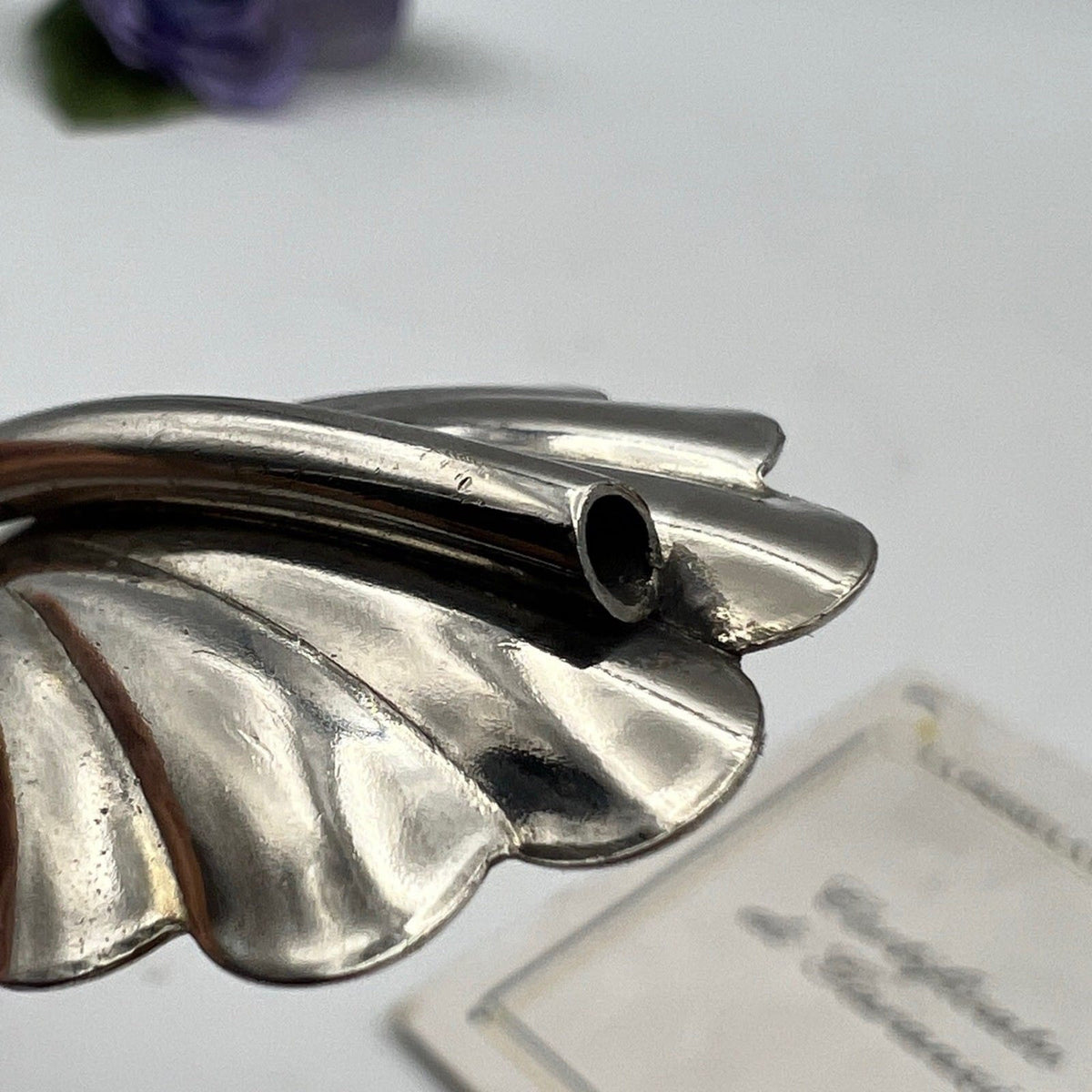 Antico Cucchiaio In Argento Placcato Per Cocktail o Te' cucchiaino lungo '40 50 Categoria  Sheffield & Argento