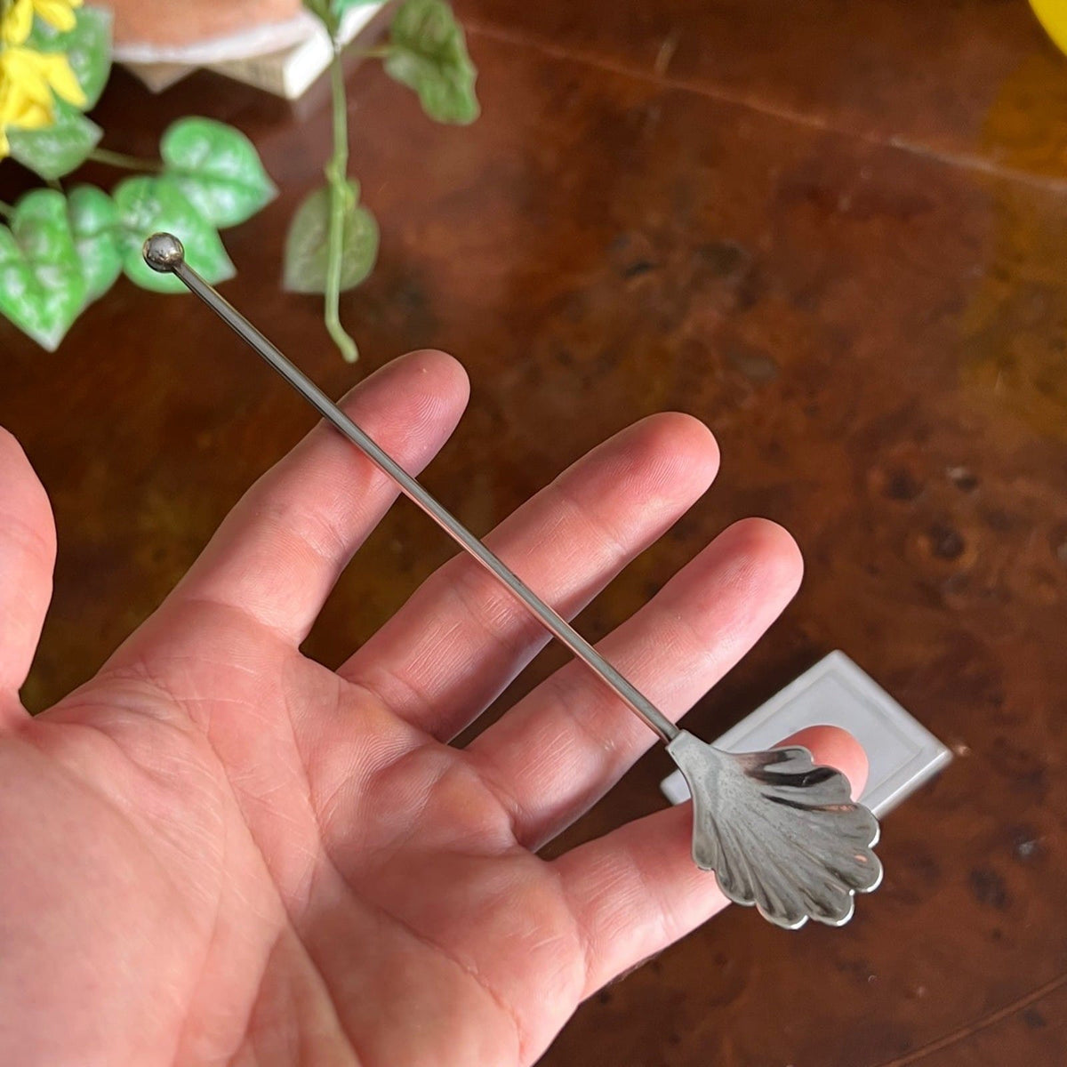 Antico Cucchiaio In Argento Placcato Per Cocktail o Te' cucchiaino lungo '40 50 Categoria  Sheffield & Argento