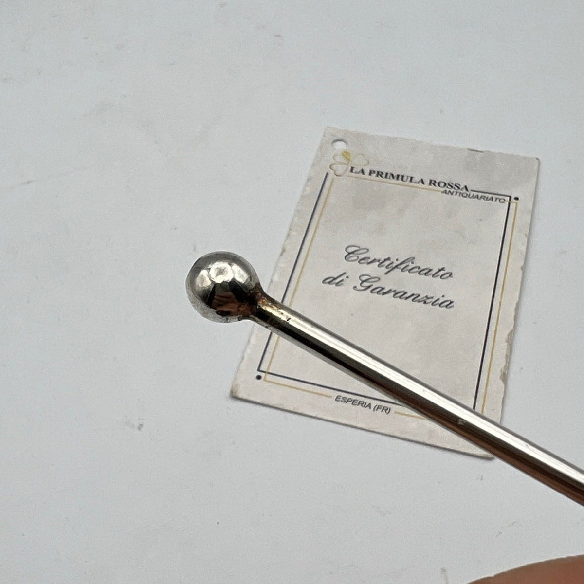 Antico Cucchiaio In Argento Placcato Per Cocktail o Te' cucchiaino lungo '40 50 Categoria  Sheffield & Argento
