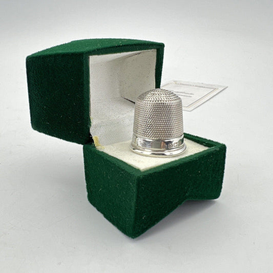 Antico Ditale in Argento 925 per cucire da cucito Sarta Collezione anno 1908 Categoria  Sheffield & Argento