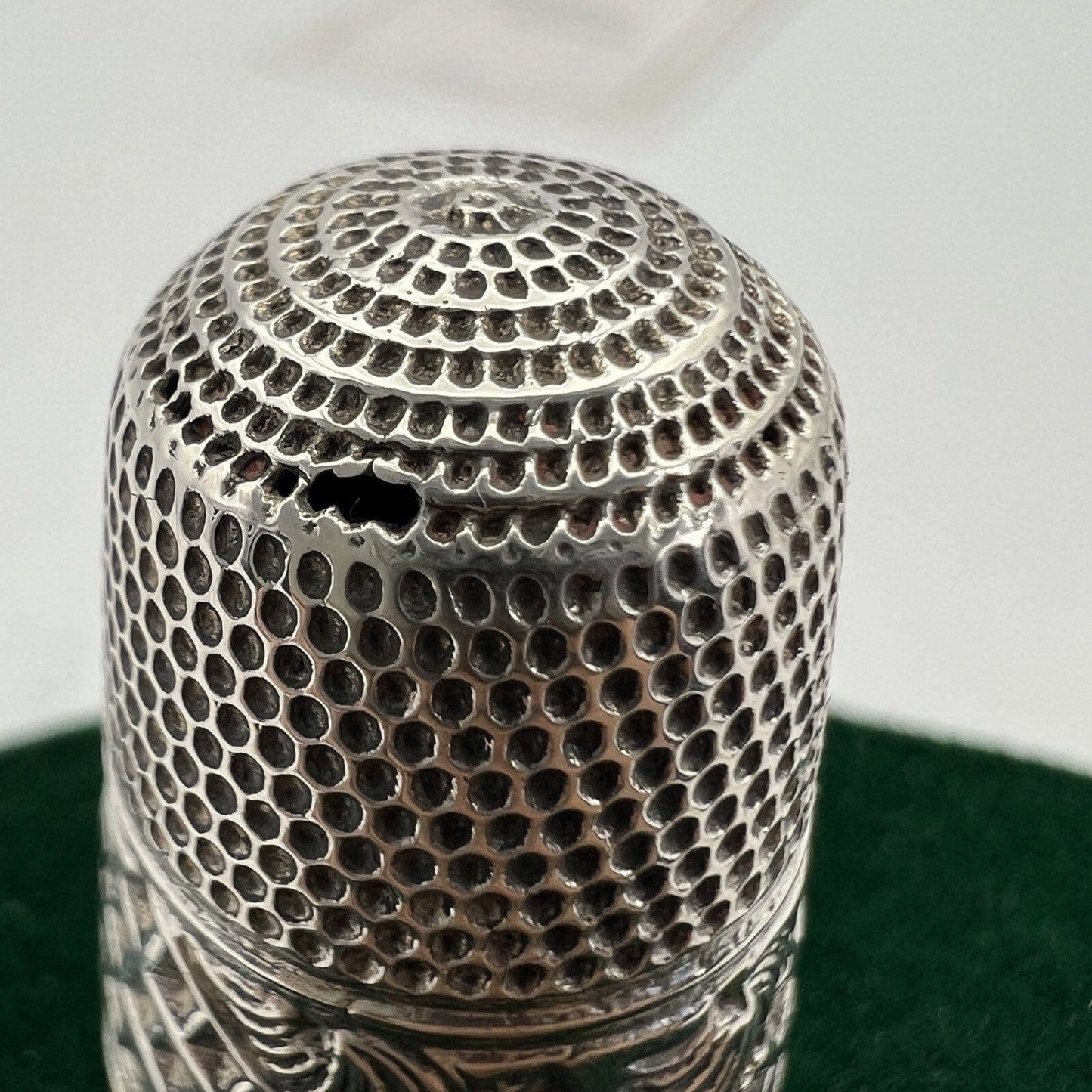 Antico Ditale in Argento 925 Sterling per cucire da cucito Sarta o Collezione 11 Categoria  Sheffield & Argento