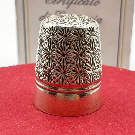Antico Ditale in Argento 925 Sterling per cucire da cucito Sarta o Collezione 11 Categoria  Sheffield & Argento