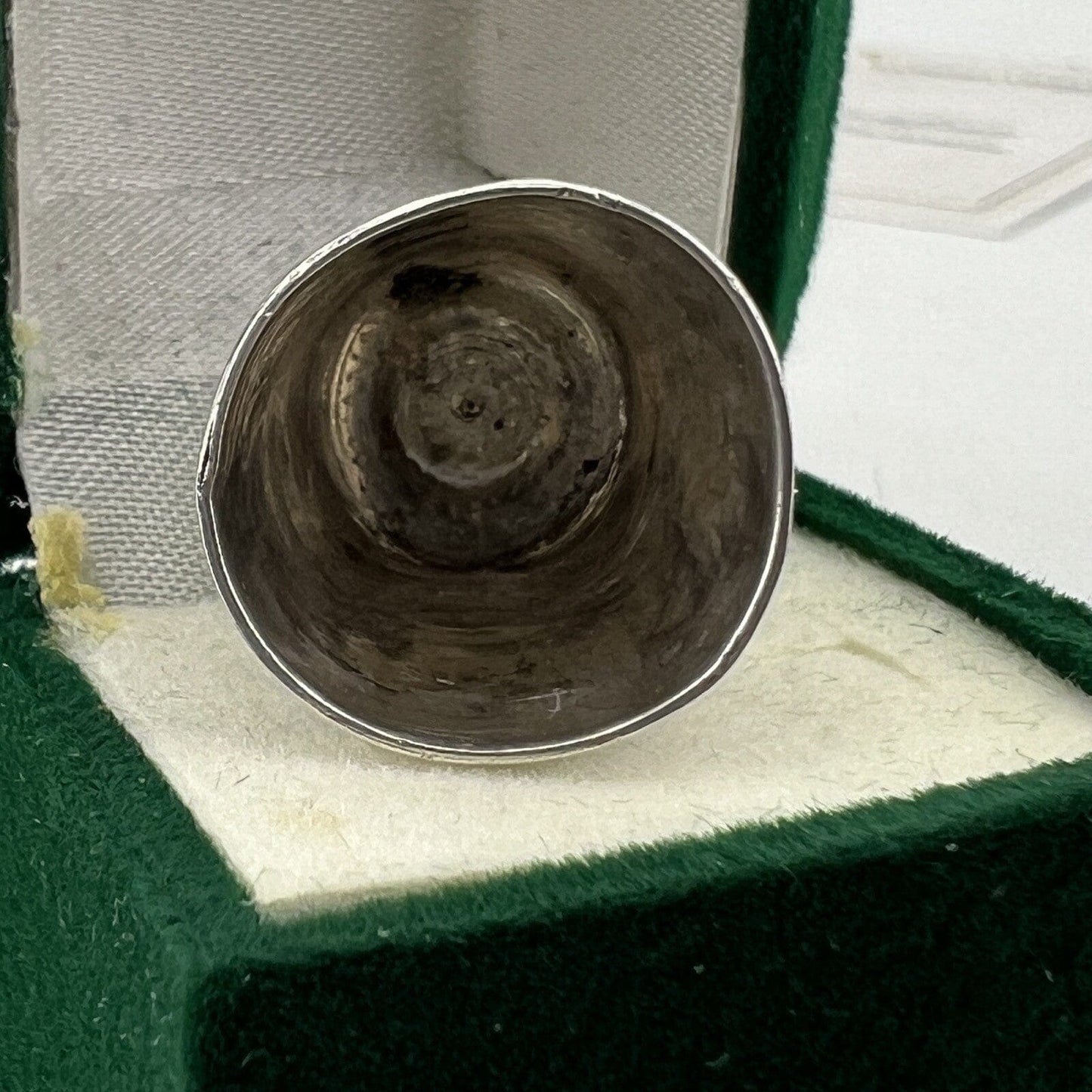 Antico Ditale in Argento 925 Sterling per cucire da cucito Sarta o Collezione 14 Categoria  Sheffield & Argento