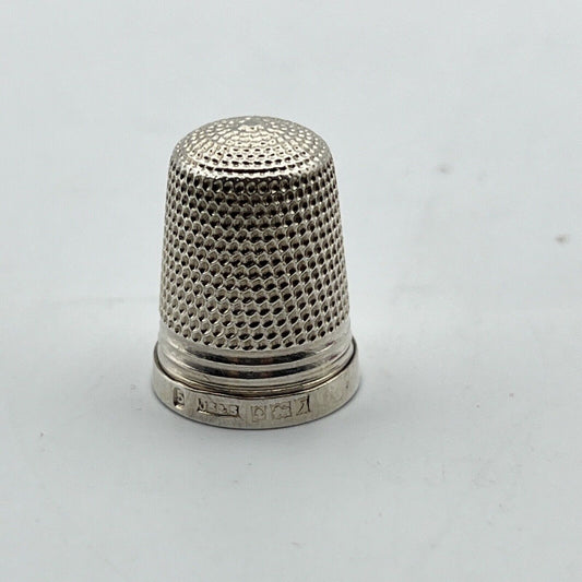 Antico Ditale in Argento 925 Sterling per cucire da cucito Sarta o Collezione 5 Categoria  Sheffield & Argento