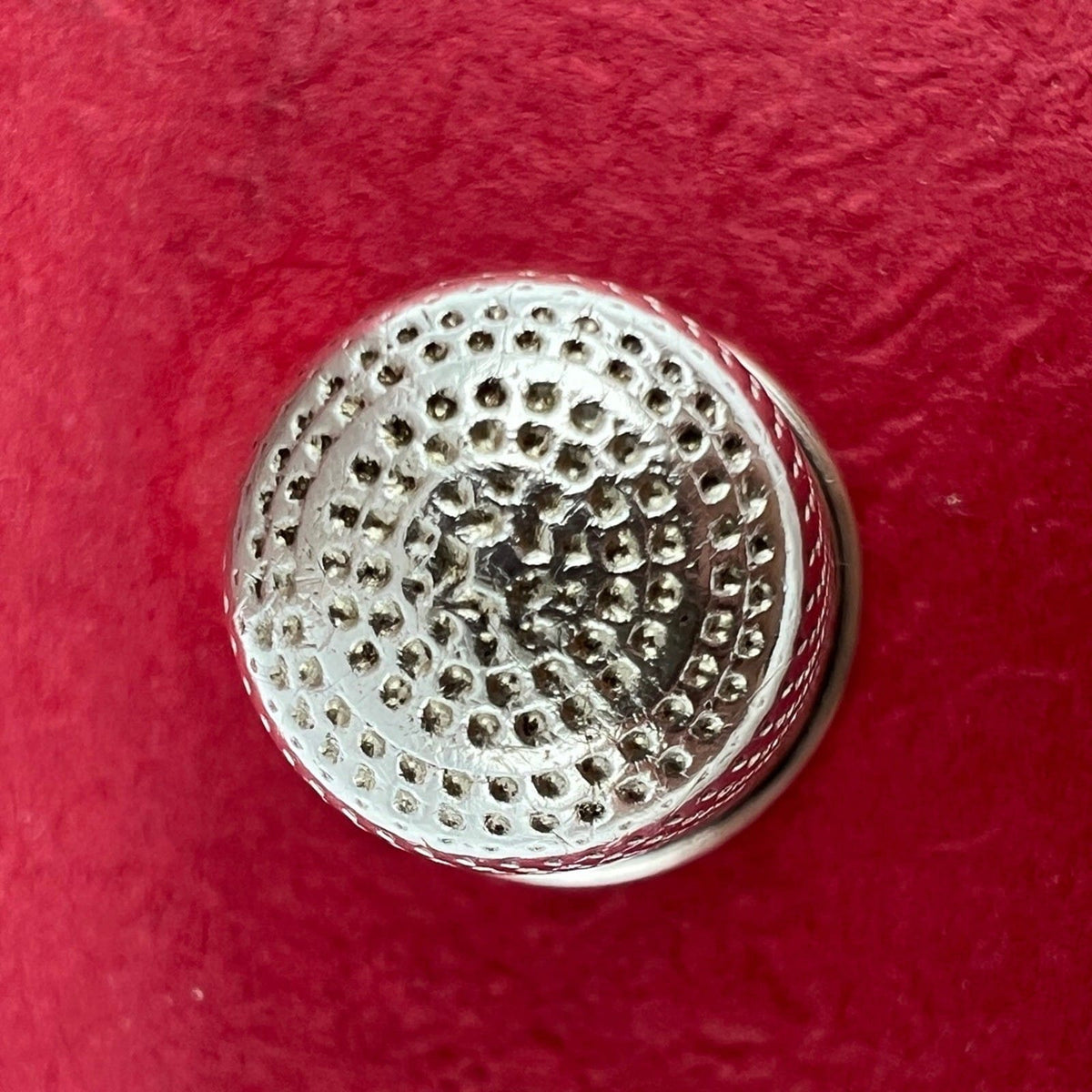 Antico Ditale in Argento 925 Sterling per cucire da cucito Sarta o Collezione 8 Categoria  Sheffield & Argento