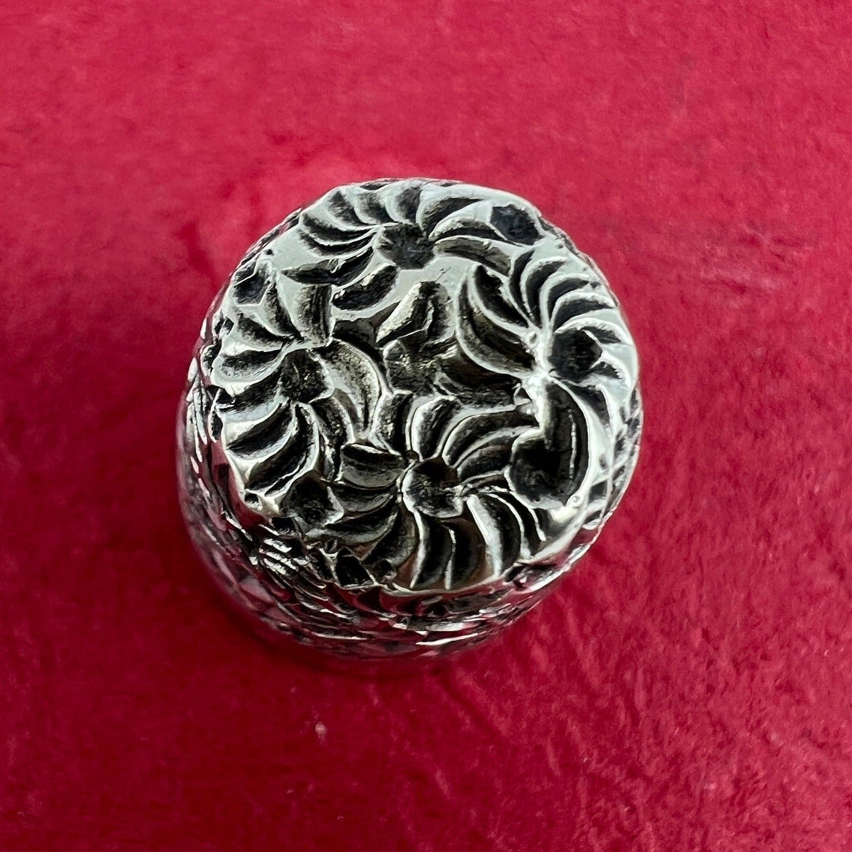Antico Ditale Lavorato in Argento Sterling per cucire da cucito Sarta Collezione Categoria  Sheffield & Argento
