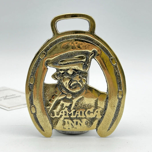 Antico fregio in ottone bronzo decorativo Finimento epoca Pirata Jamaica INN Categoria  Finimenti per cavalli