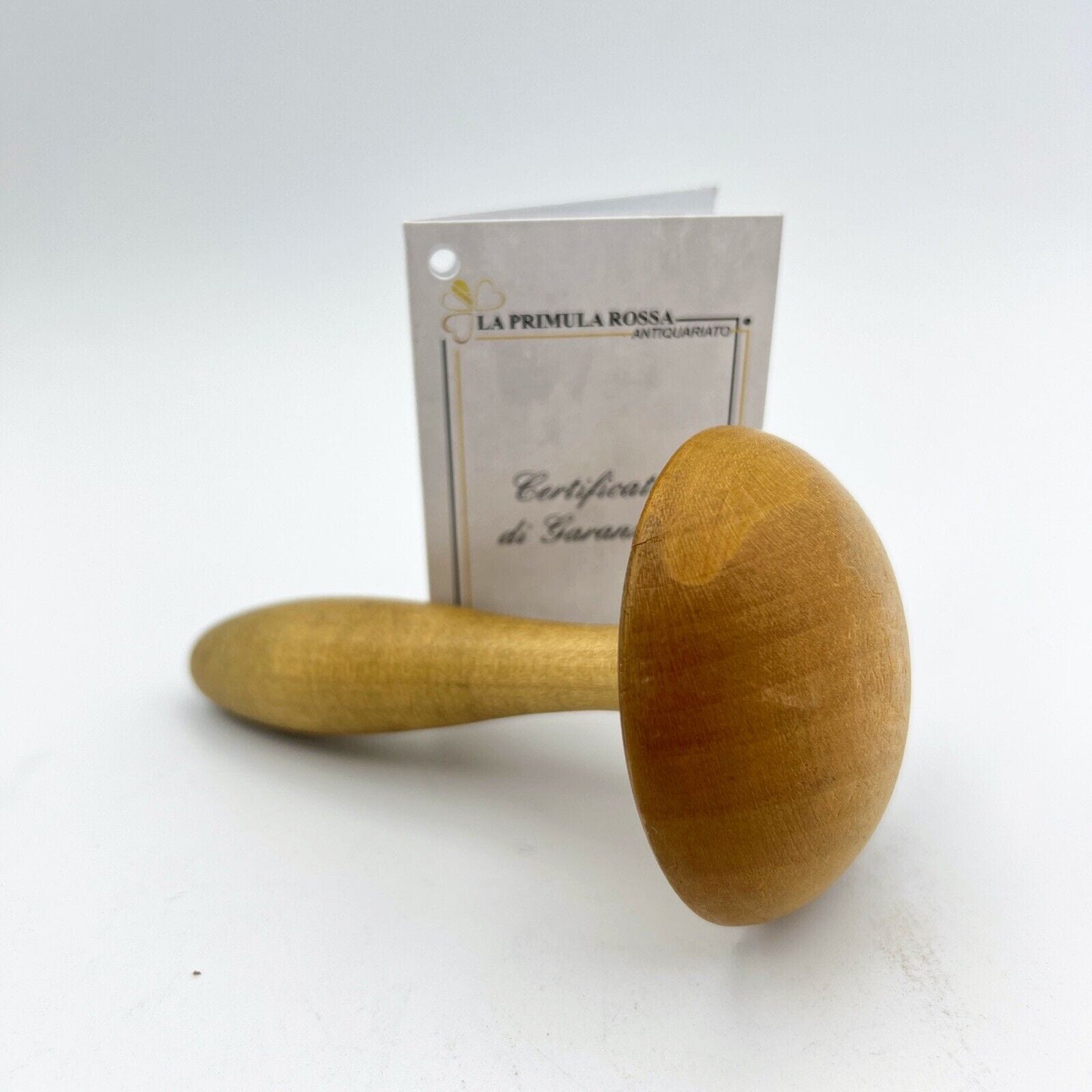 Kit Rammendo Con Fungo In Legno - Include Ago E 10 Matasse Di Filo Colorato, Per Calze E Indumenti