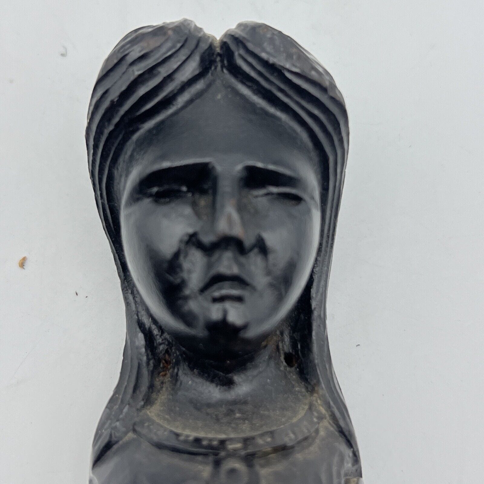 Antico intaglio decorativo Fregio in legno con volto di donna d' epoca 800 art 3 Categoria  Cimase-Fregi-Intagli in legno