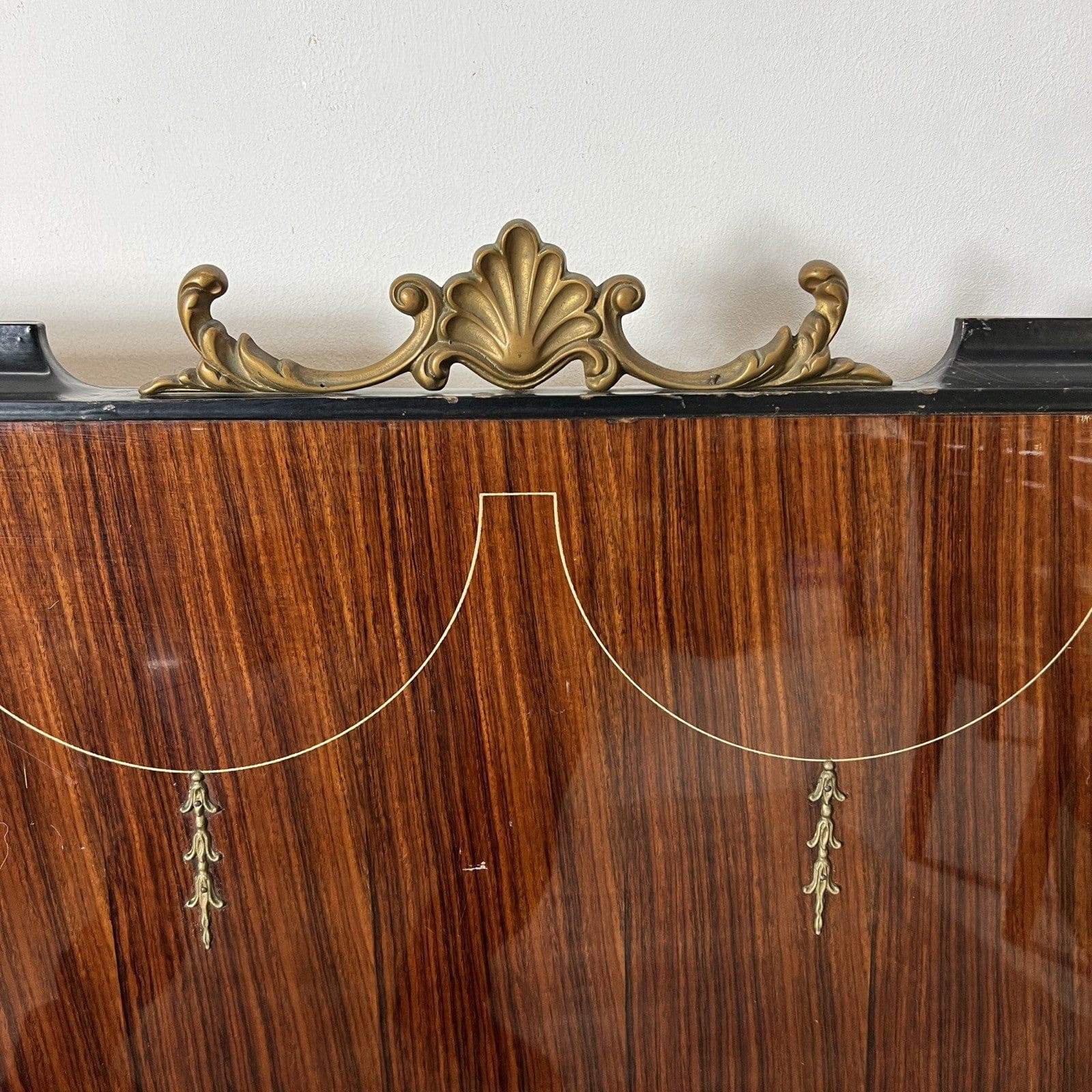 Antico Letto Matrimoniale anni 50 in stile Buffa Paolo Modernariato Mid Century Categoria  Letti & Testate