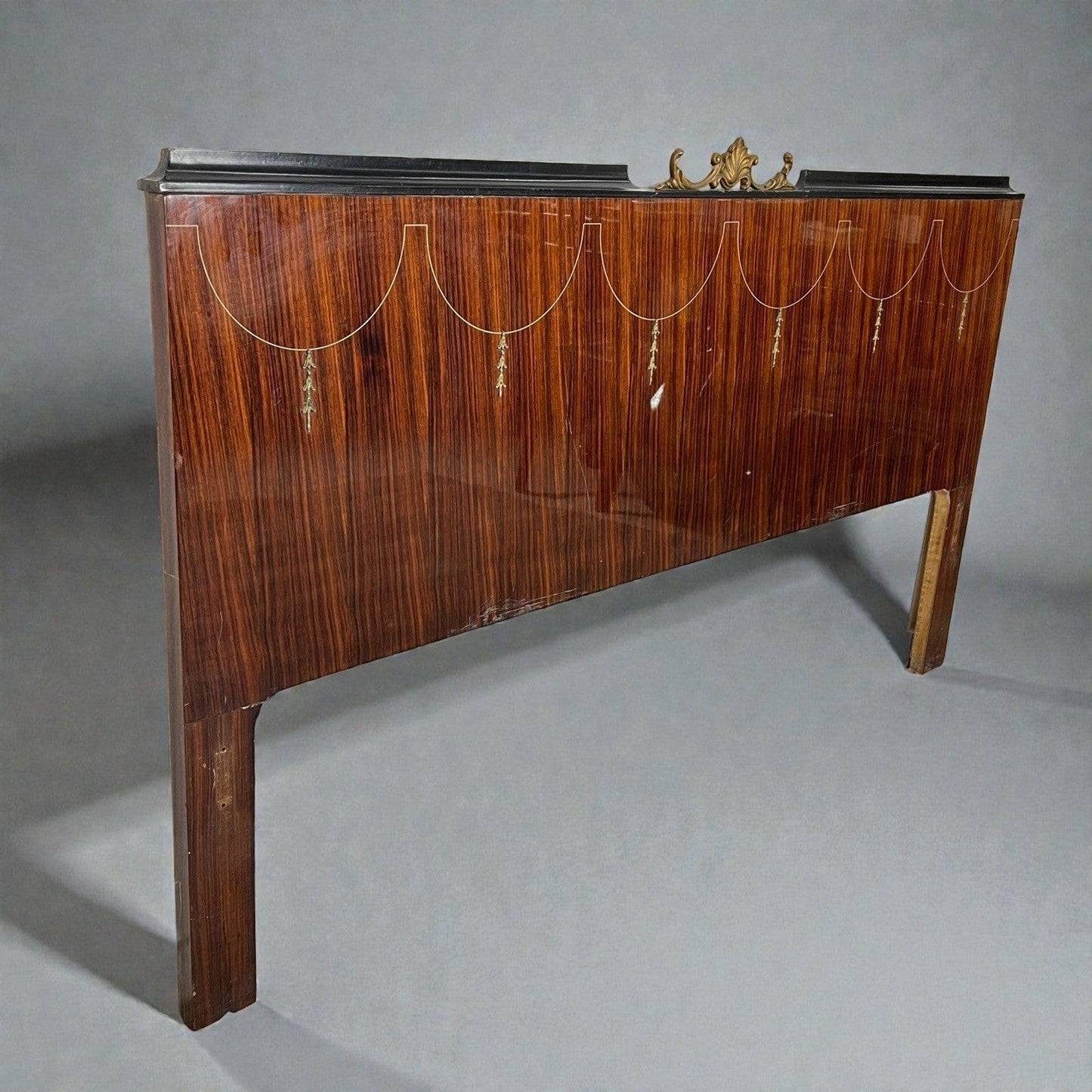 Antico Letto Matrimoniale anni 50 in stile Buffa Paolo Modernariato Mid Century Categoria  Letti & Testate