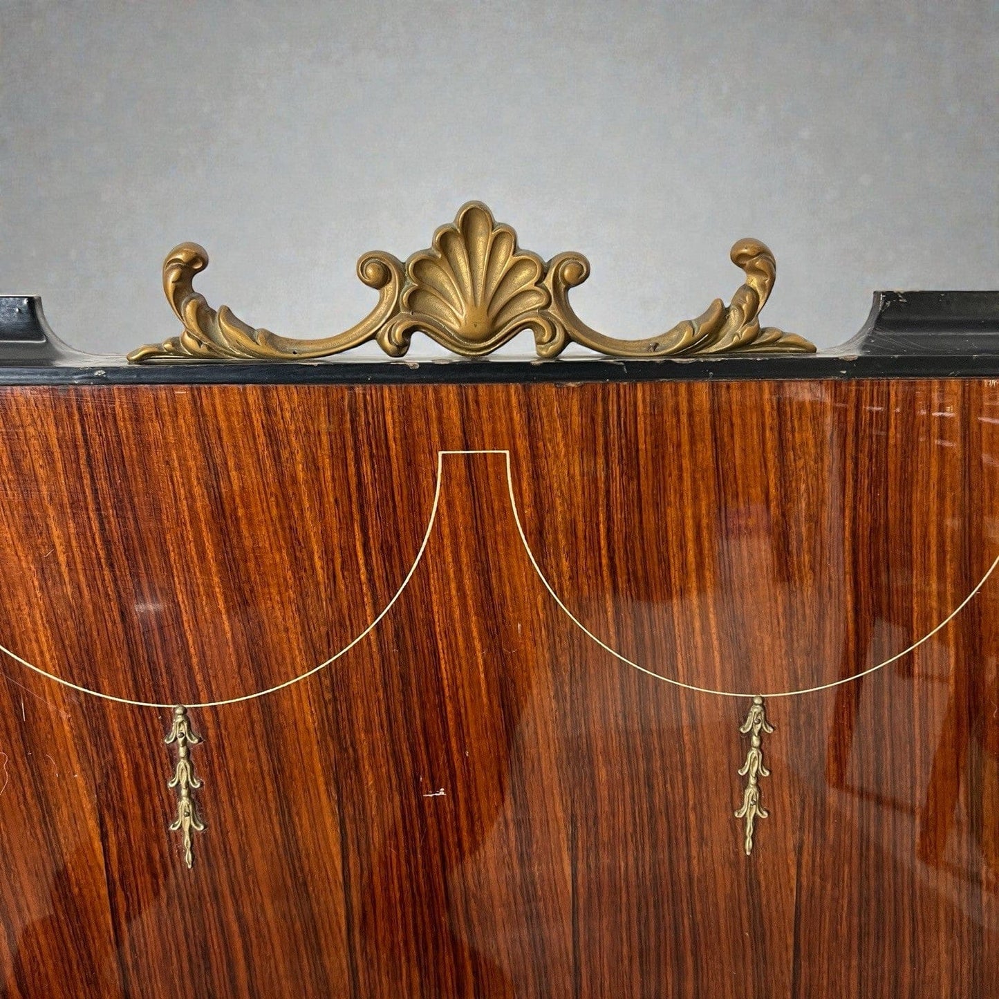 Antico Letto Matrimoniale anni 50 in stile Buffa Paolo Modernariato Mid Century Categoria  Letti & Testate